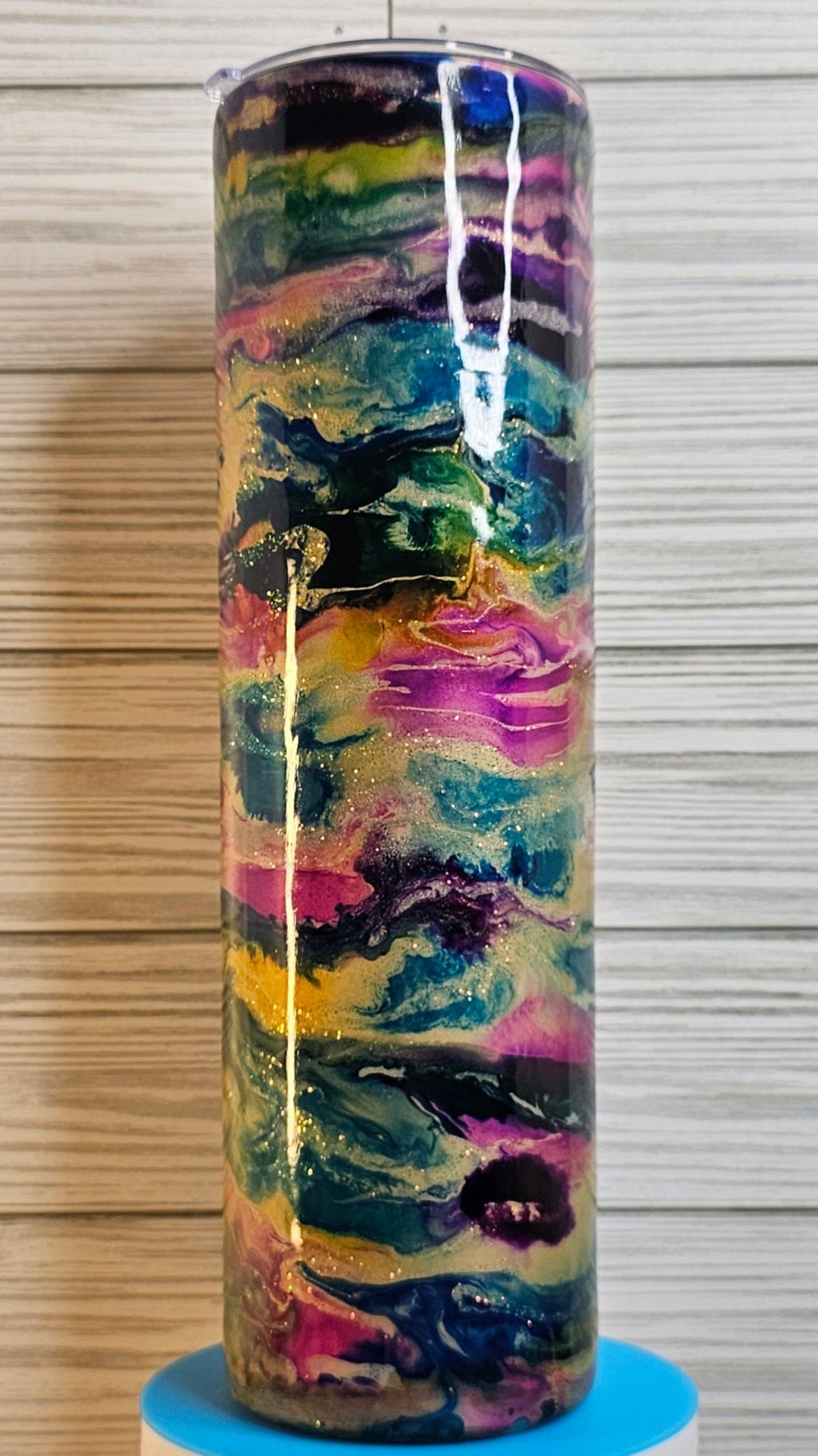 35oz Duo Skinny Ink Swirl Epoxy Tumbler