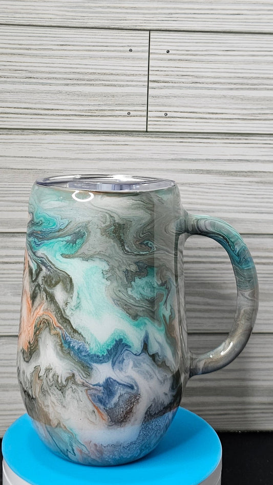 16oz Stemmy Ink Swirl I Am Not Bossy Epoxy Tumbler
