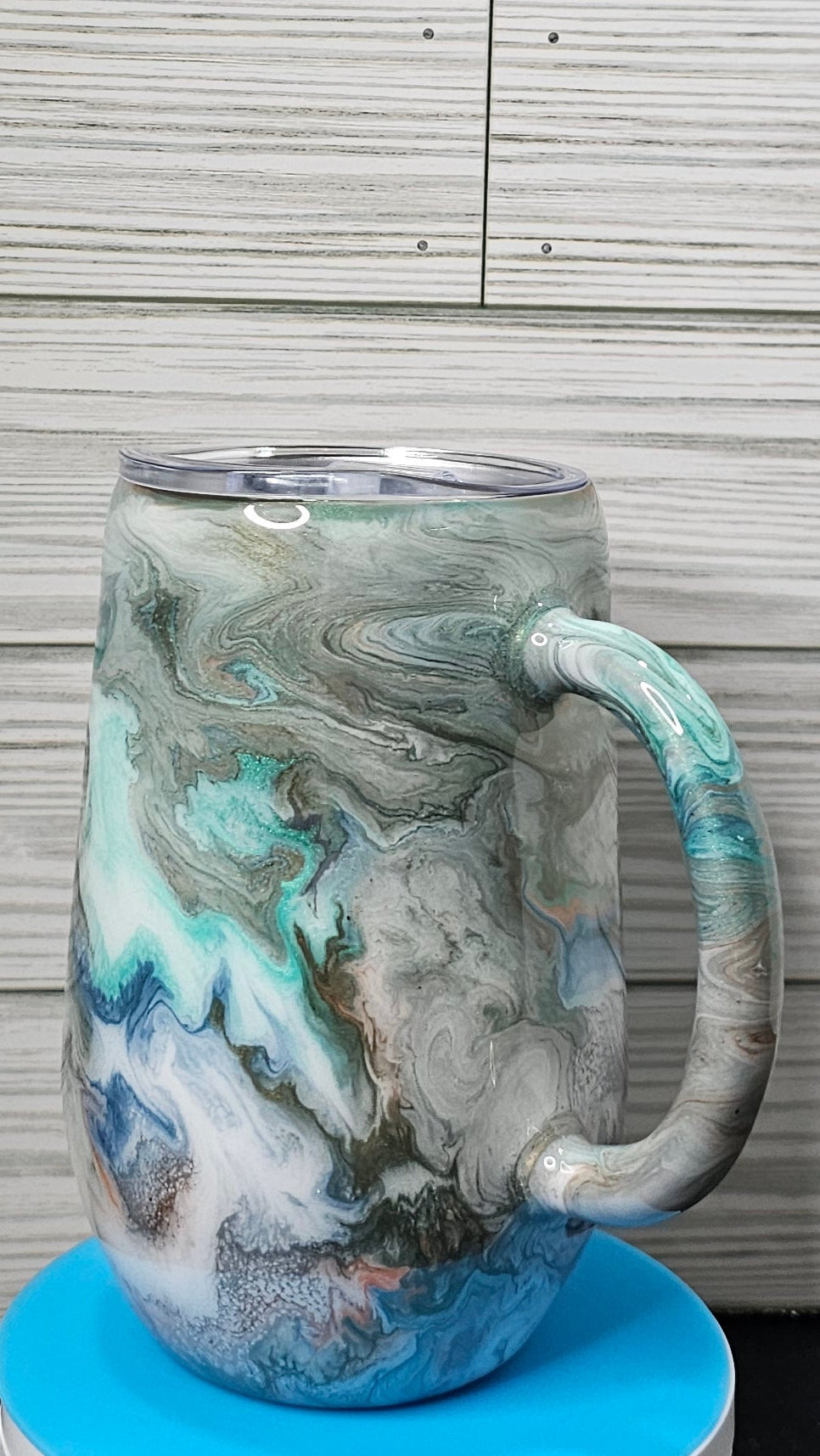 16oz Stemmy Ink Swirl I Am Not Bossy Epoxy Tumbler
