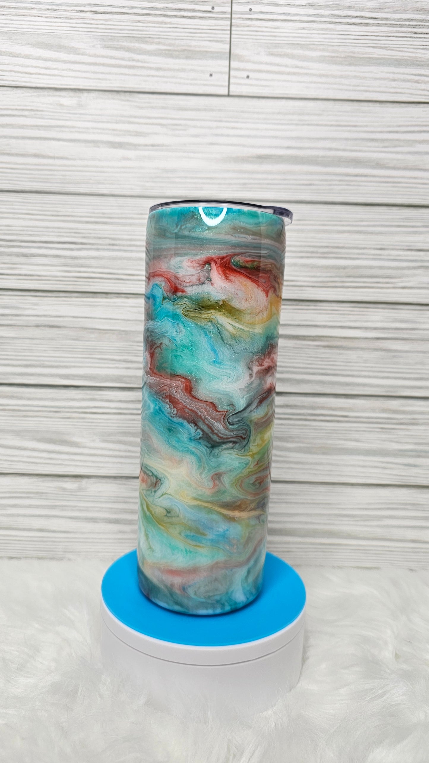 20oz Skinny Ink Swirl Epoxy Tumbler