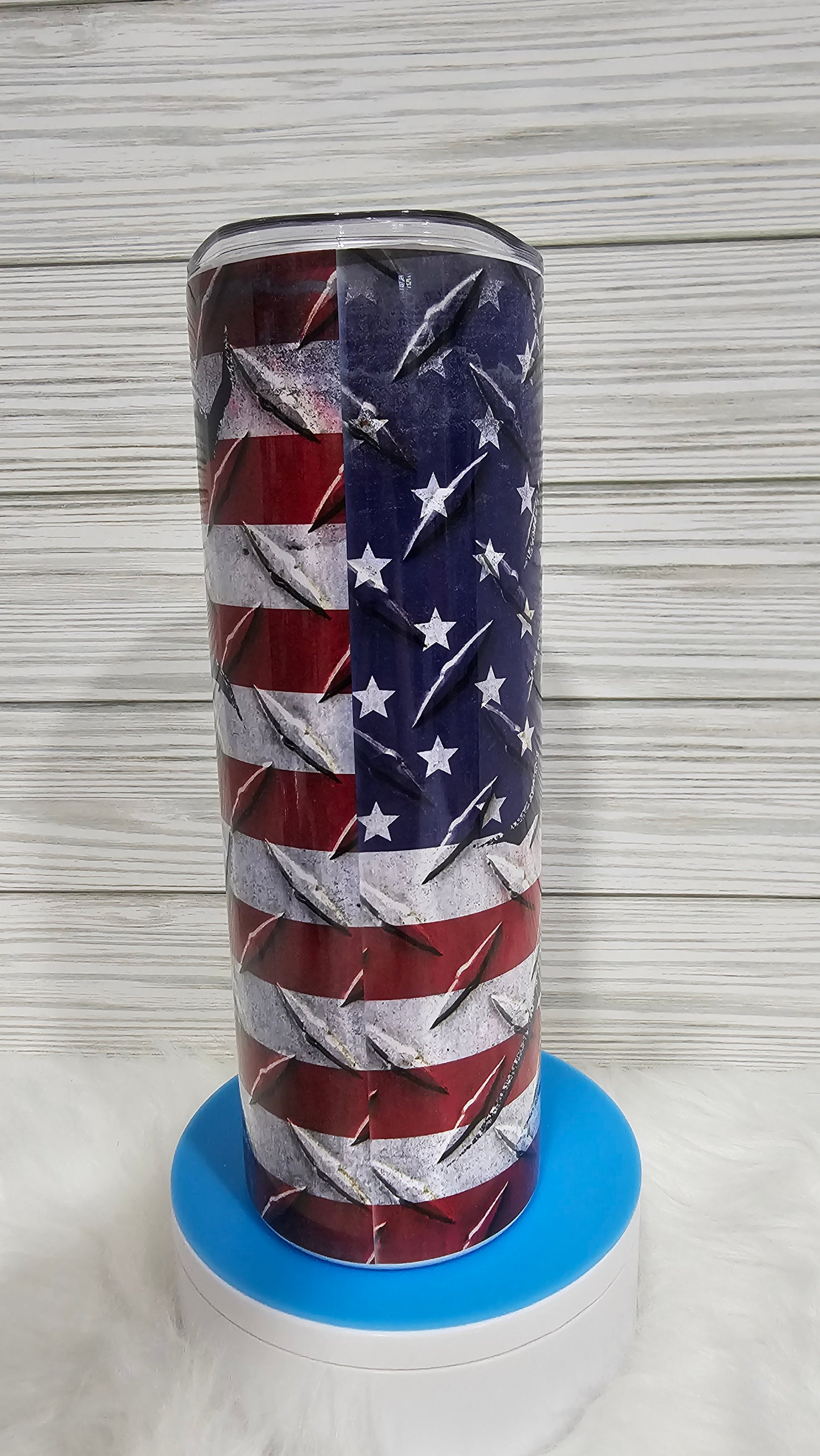 20oz Skinny Honor the Fallen Thank the Living Sublimation Tumbler