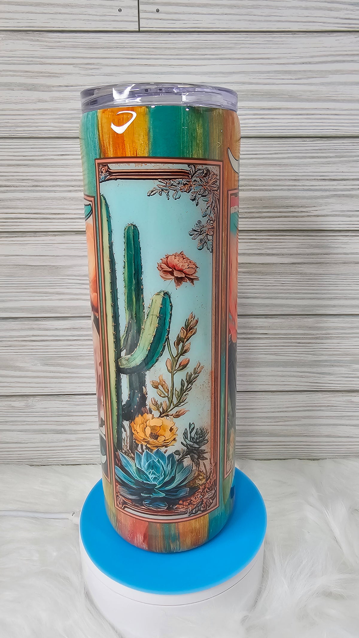 30 oz Skinny Southwest Desert Epoxy Tumbler