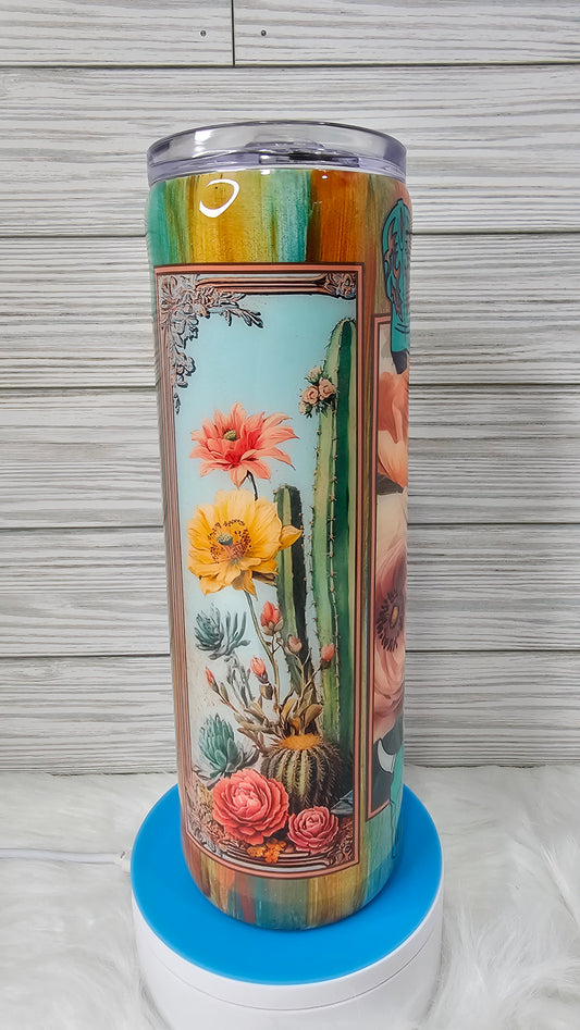 30 oz Skinny Southwest Desert Epoxy Tumbler
