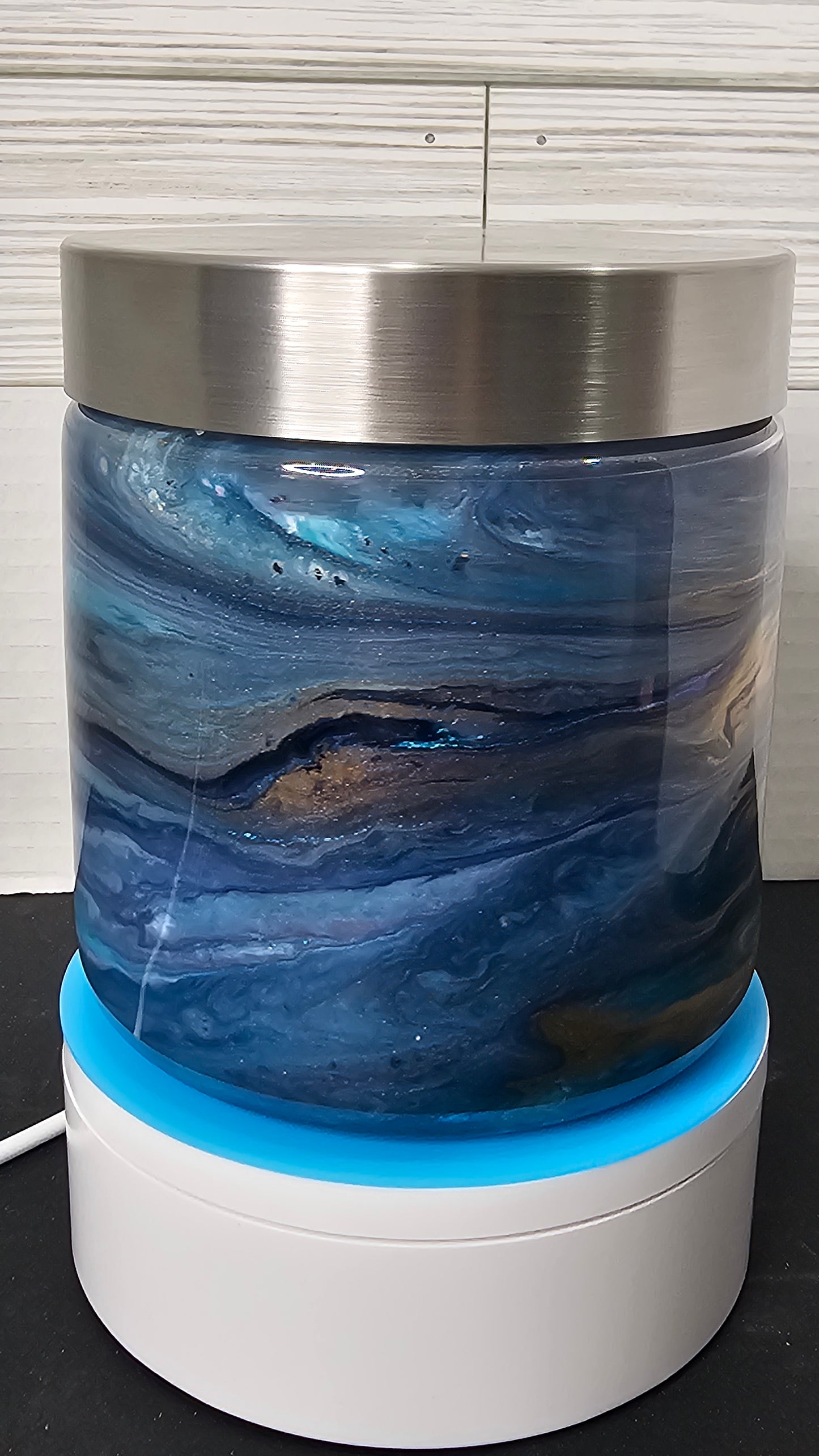Medium Epoxy Jar Ink Swirl
