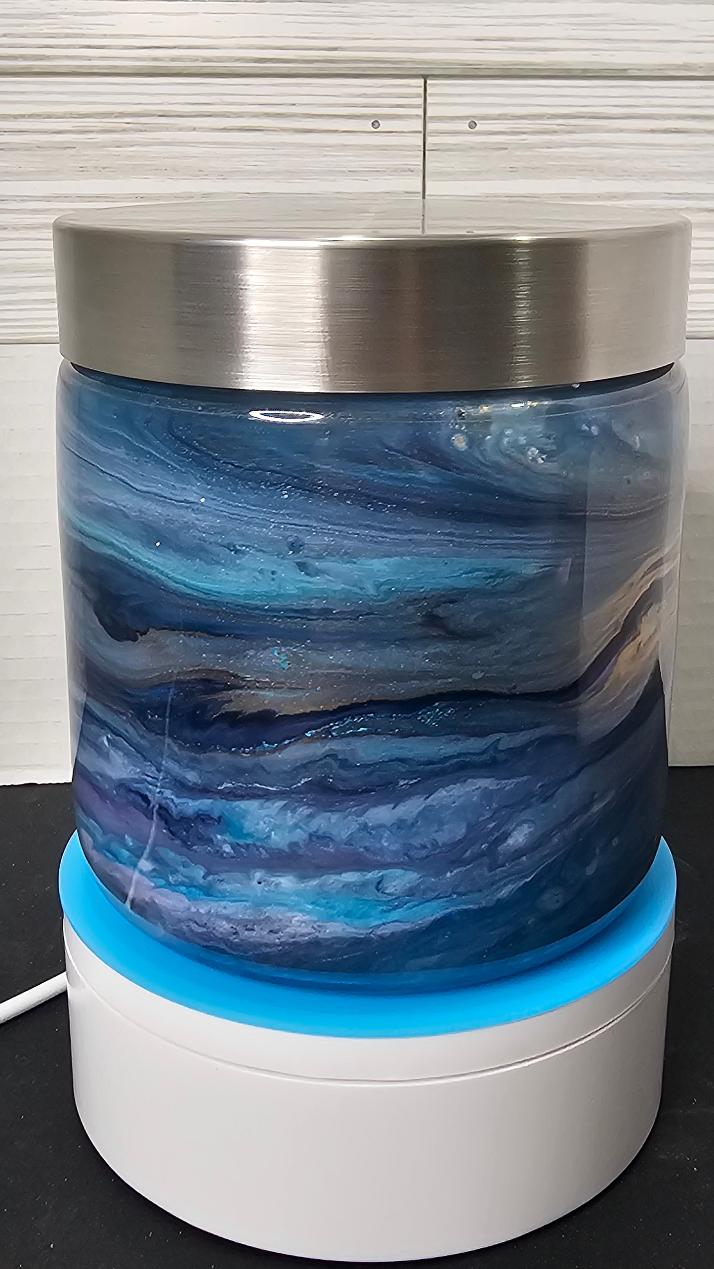 Medium Epoxy Jar Ink Swirl