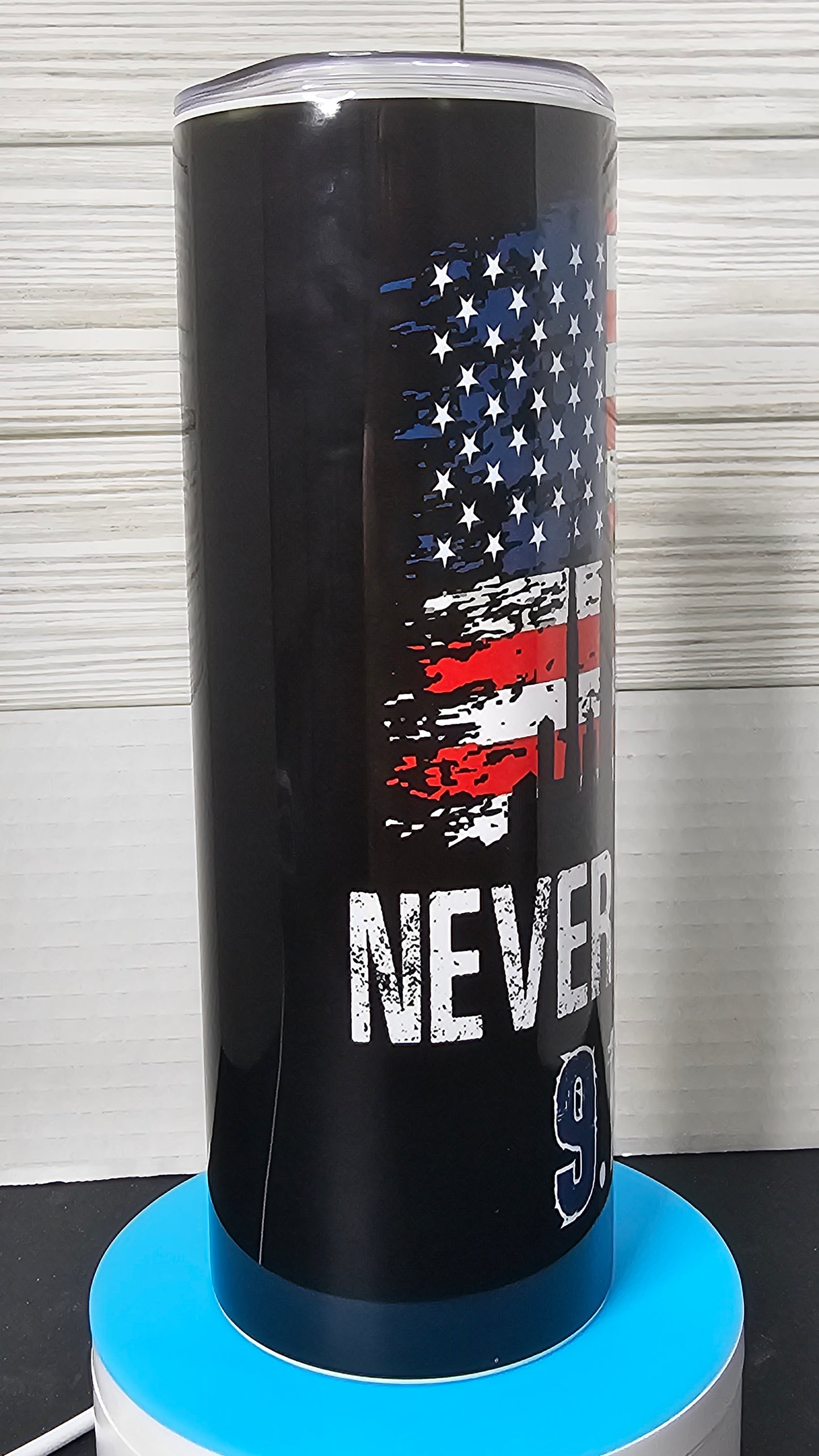 20oz Skinny Sublimation 9/11 Never Forget Tumbler