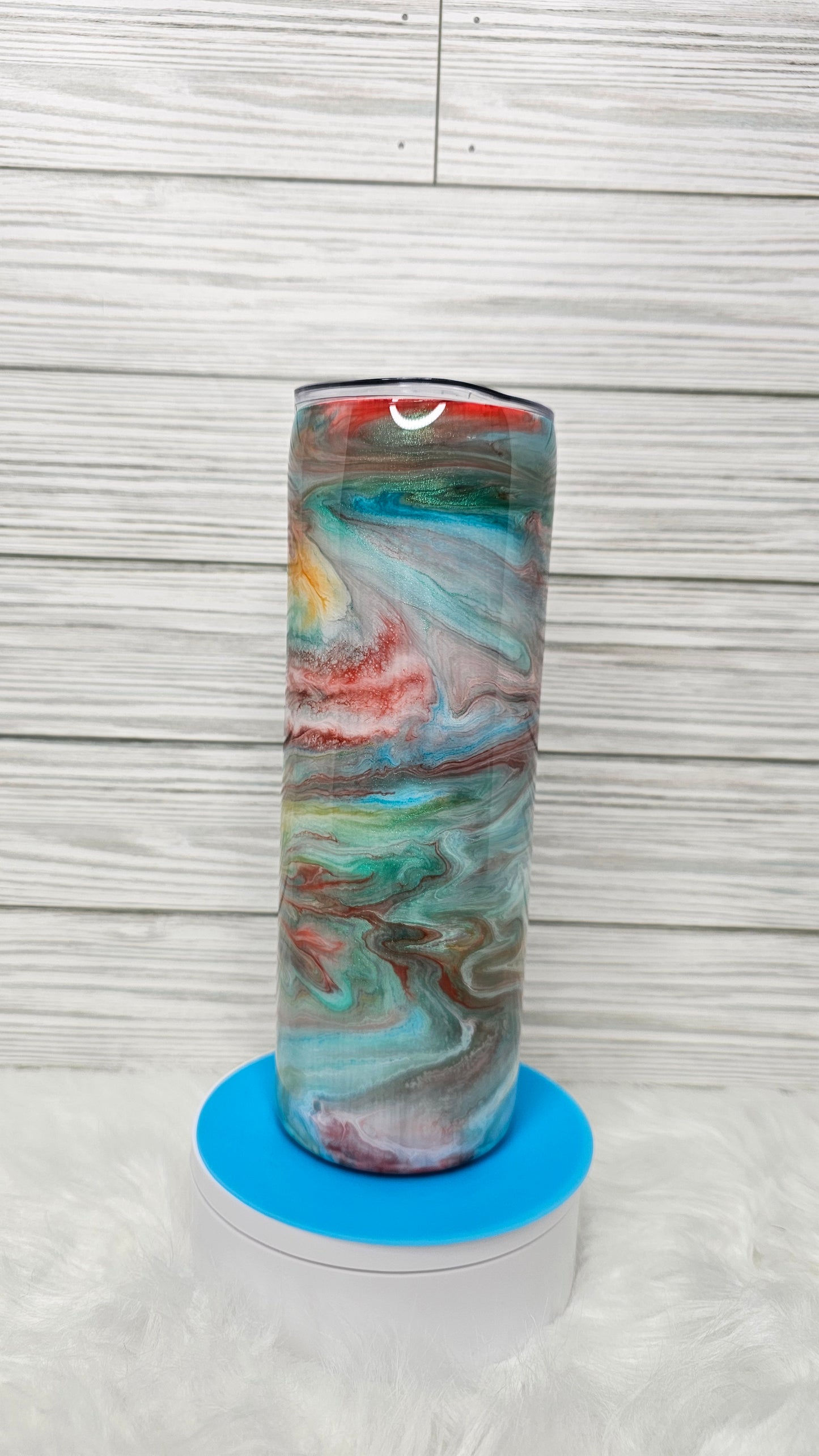20oz Skinny Ink Swirl Epoxy Tumbler