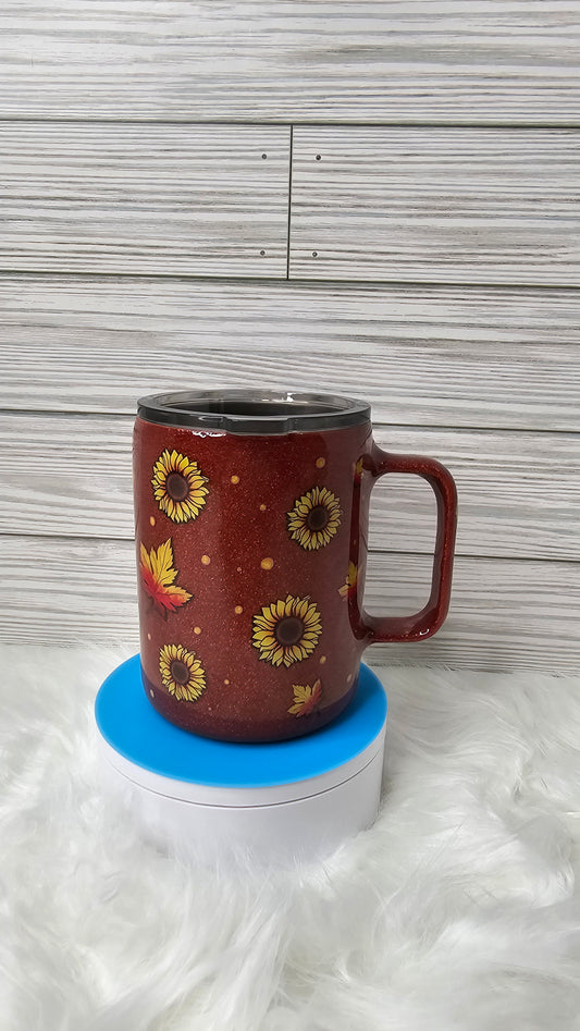 10oz Coffe Cup Gobble Till You Wobble Epoxy Tumbler