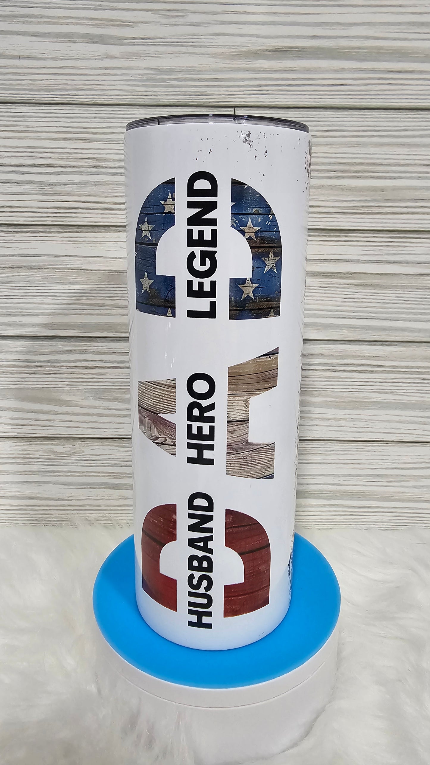 20oz Skinny Dad - Husband Hero Legend Sublimation Tumbler