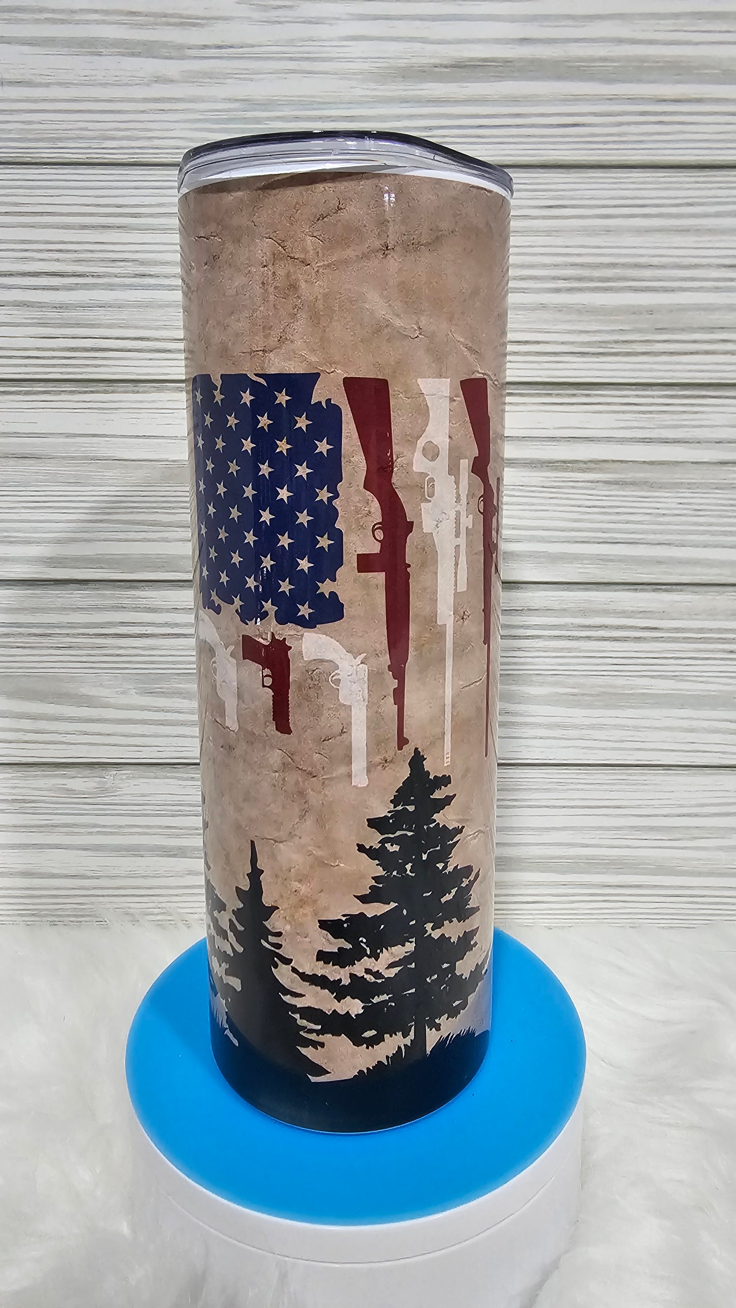 20oz Skinny Best Bucking Dad Ever Sublimation Tumbler