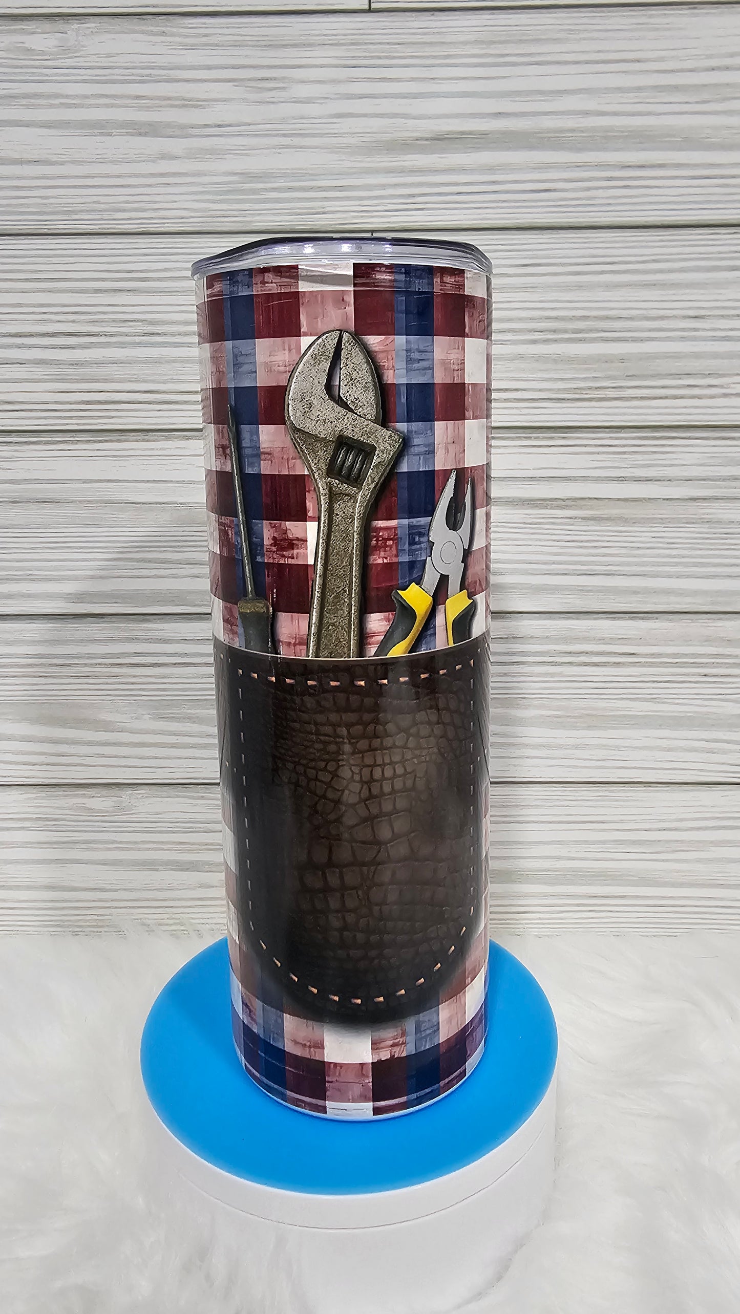 20oz Skinny Best Dad Toolbelt Sublimation Tumbler