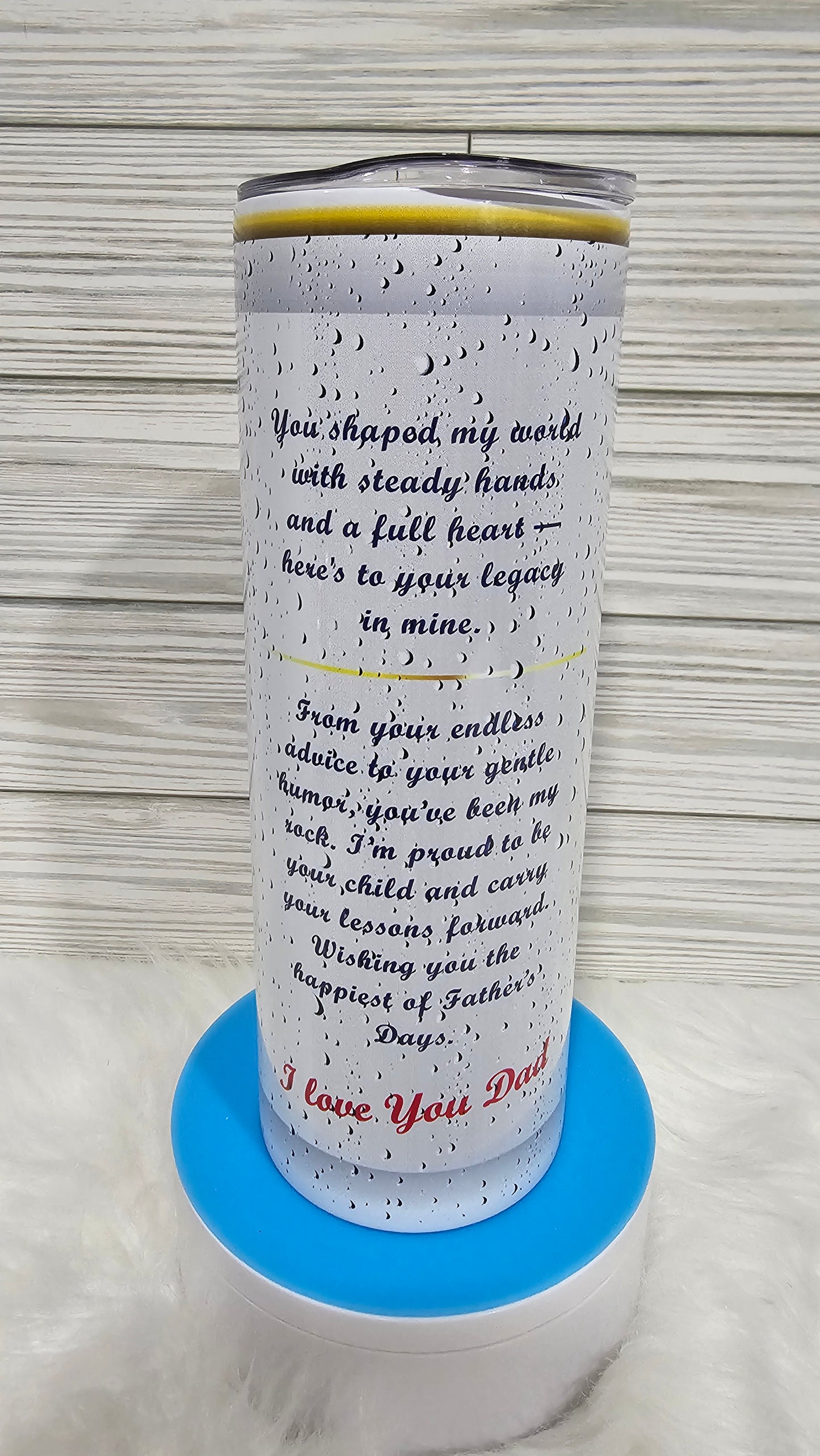 20oz Skinny Dad - A Fine Man Sublimation Tumbler