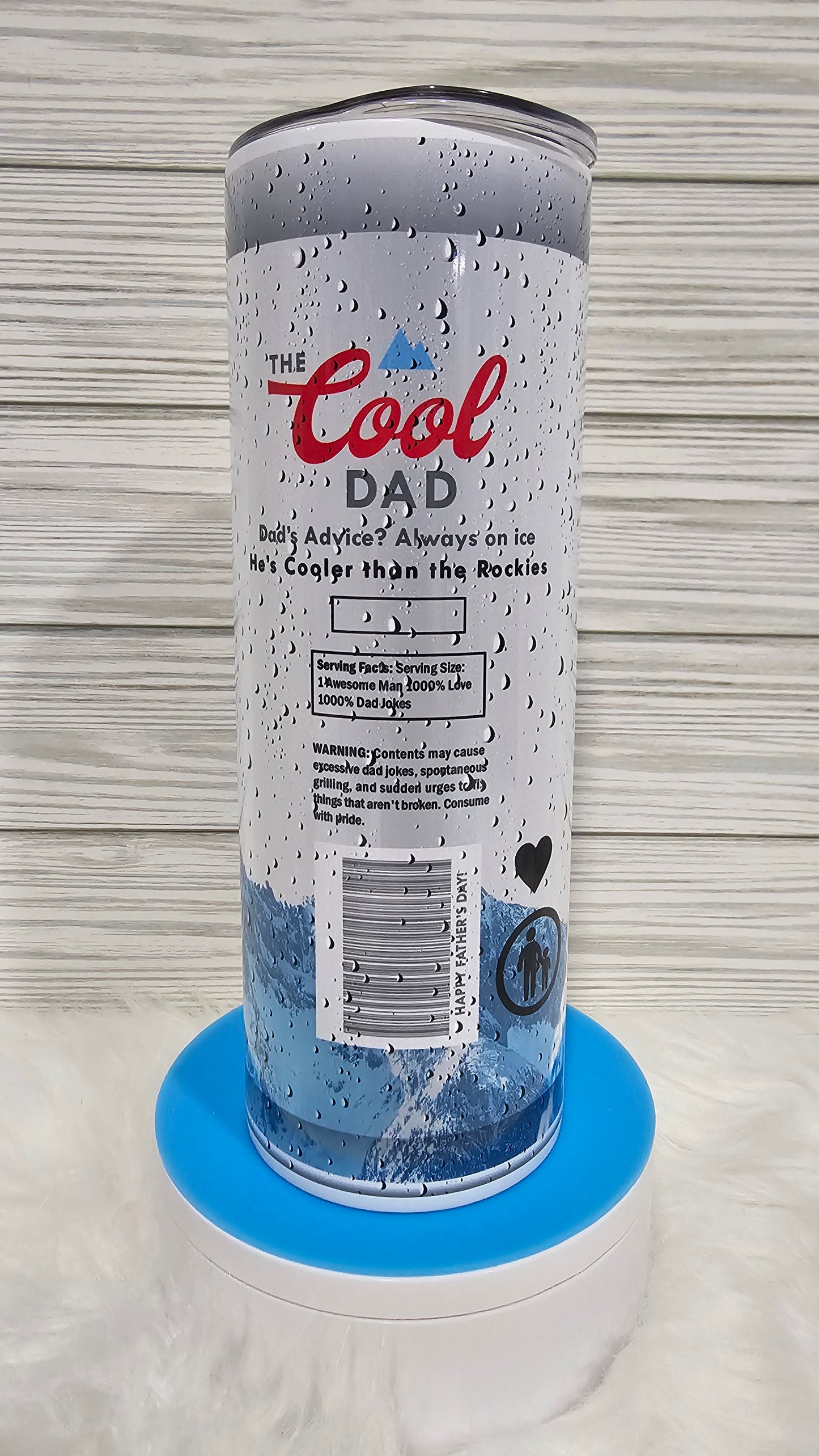 20oz Skinny Cool Dad Sublimation Tumbler
