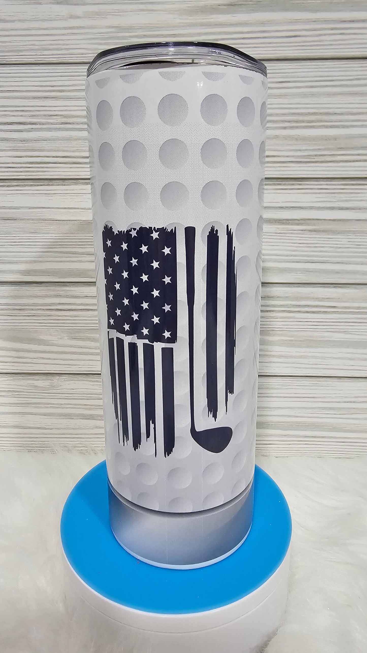 20oz Skinny Best Dad by Par Sublimation Tumbler
