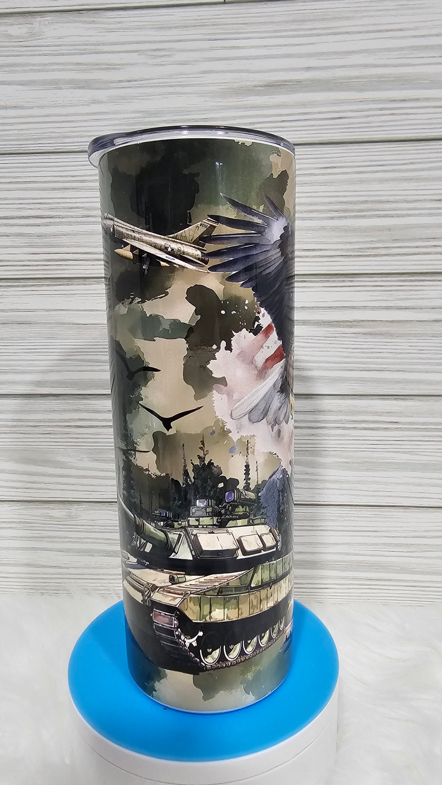 20oz Skinny God Family Country Sublimation Tumbler