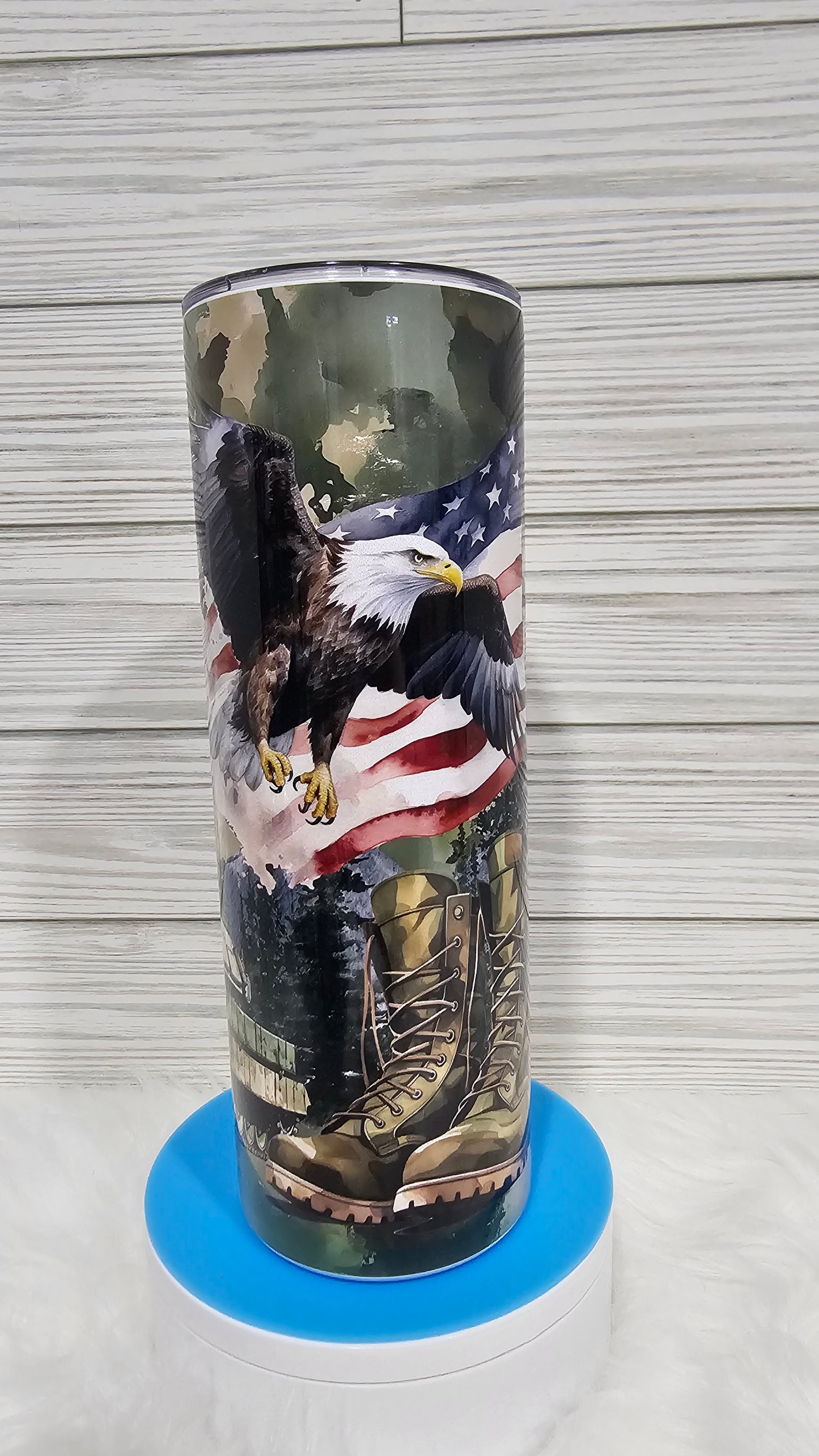 20oz Skinny God Family Country Sublimation Tumbler
