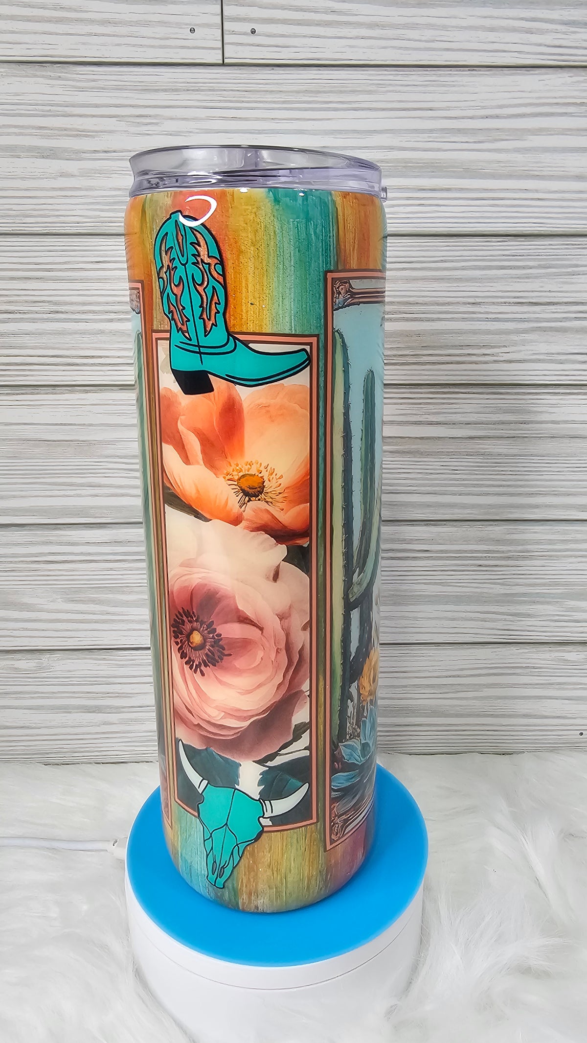 30 oz Skinny Southwest Desert Epoxy Tumbler