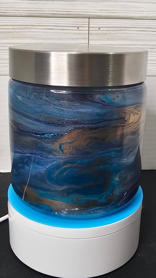 Medium Epoxy Jar Ink Swirl